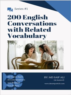 cover image of 200 English Conversations with Related Vocabulary